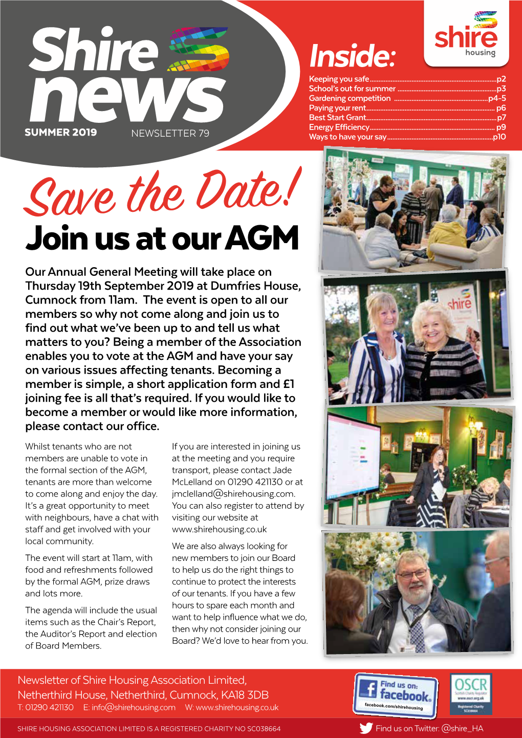 SUMMER 2019 NEWSLETTER 79 Ways to Have Your Say