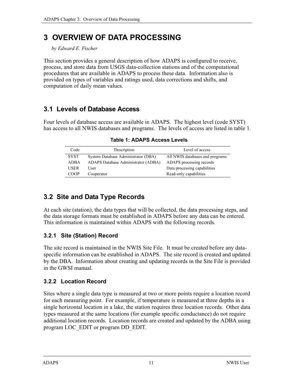 3 OVERVIEW of DATA PROCESSING by Edward E