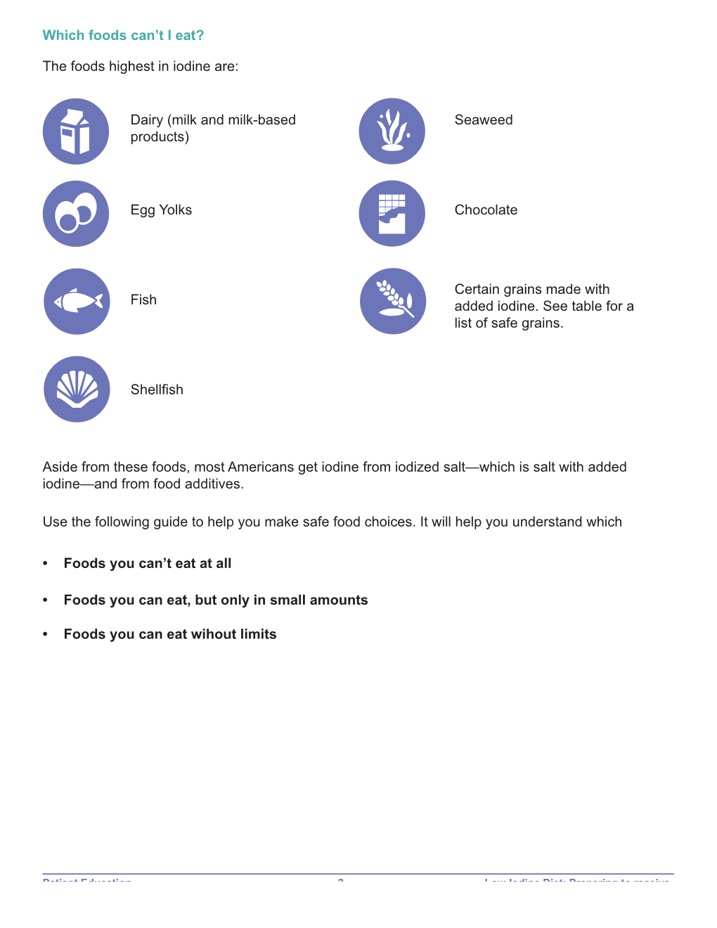 Low Iodine Diet and Brands Using Non Iodized Salt