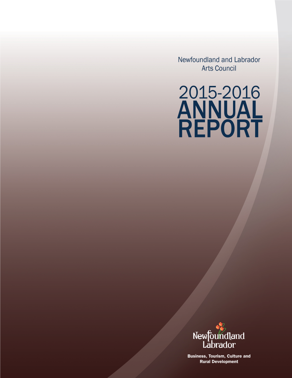 Newfoundland and Labrador Arts Council – 2015-16 Annual Report