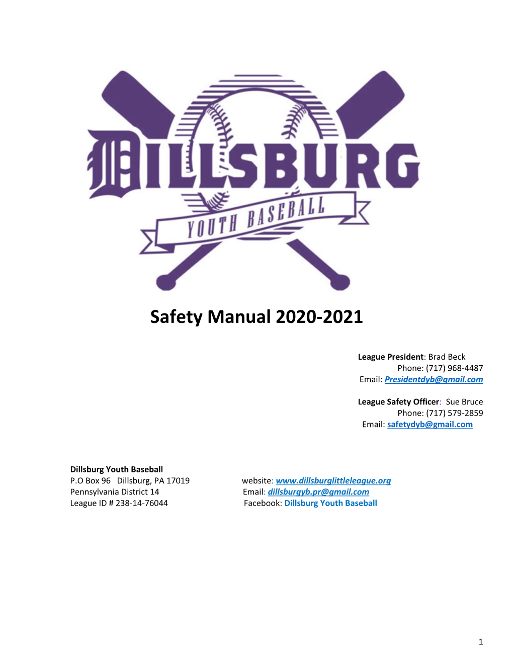 DYB Safety Manual