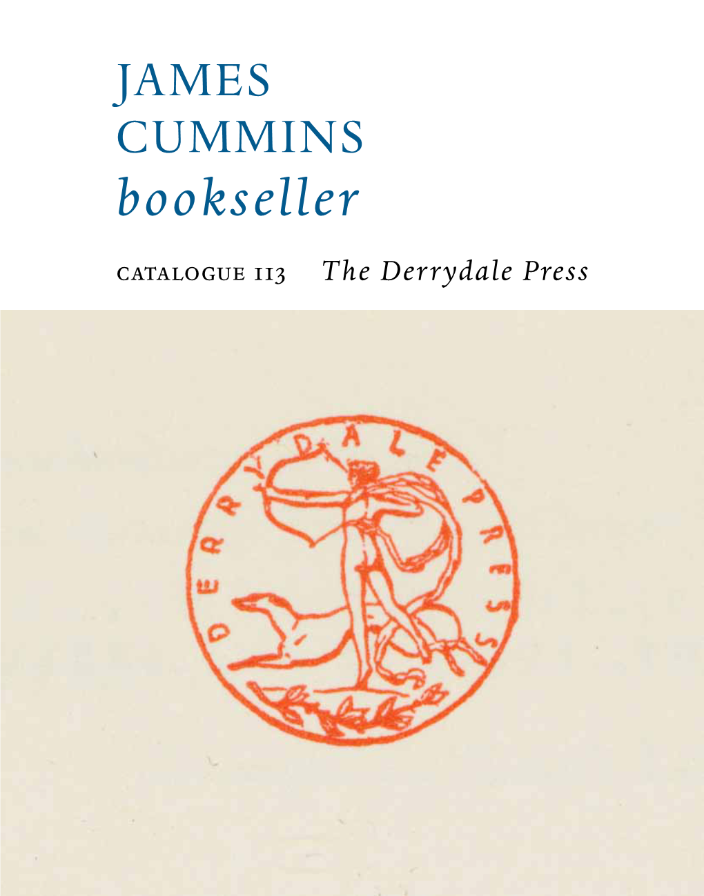 The Derrydale Press James Cummins Bookseller Catalogue 113 the Derrydale Press