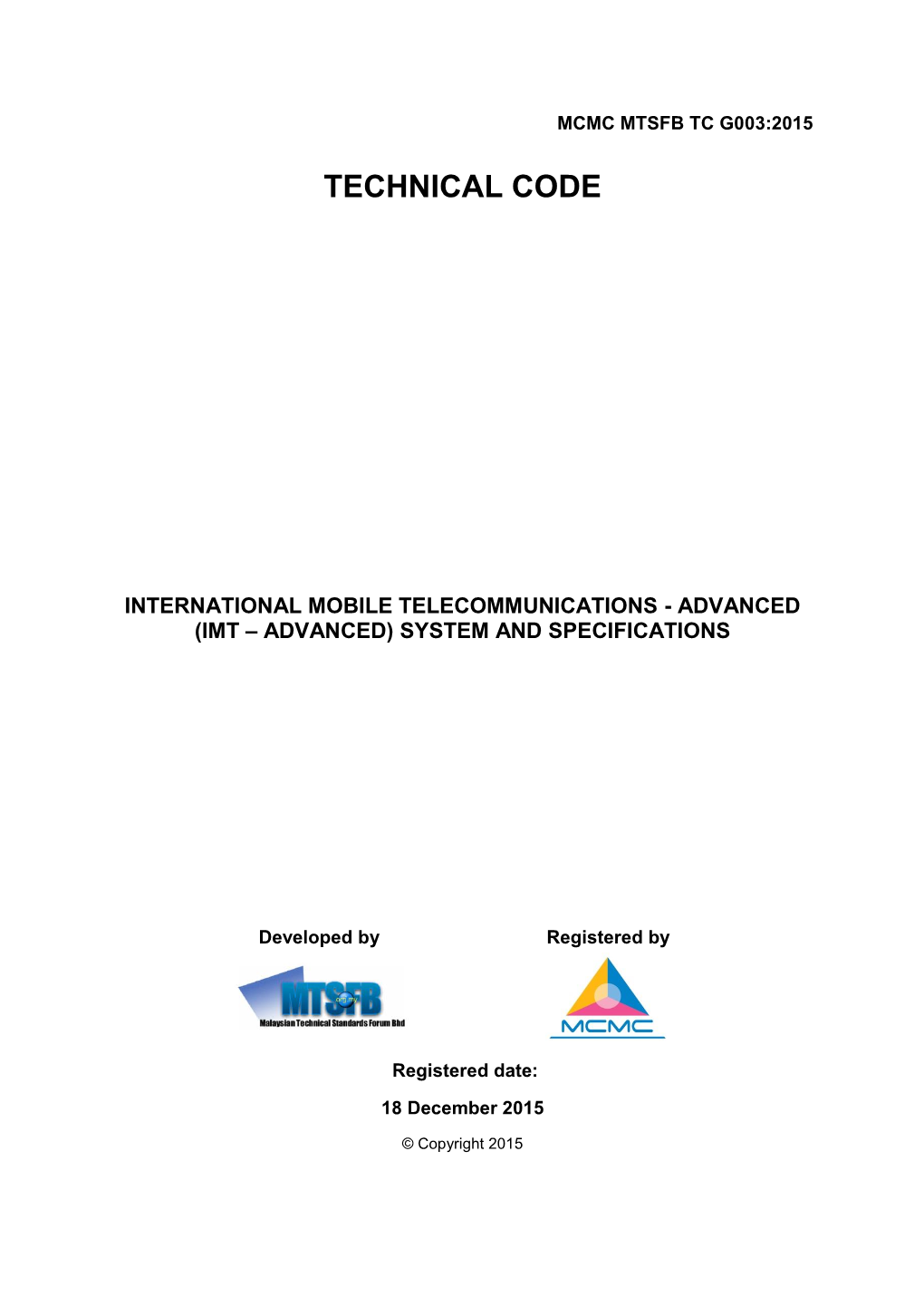 (IMT-Advanced) System and Specifications