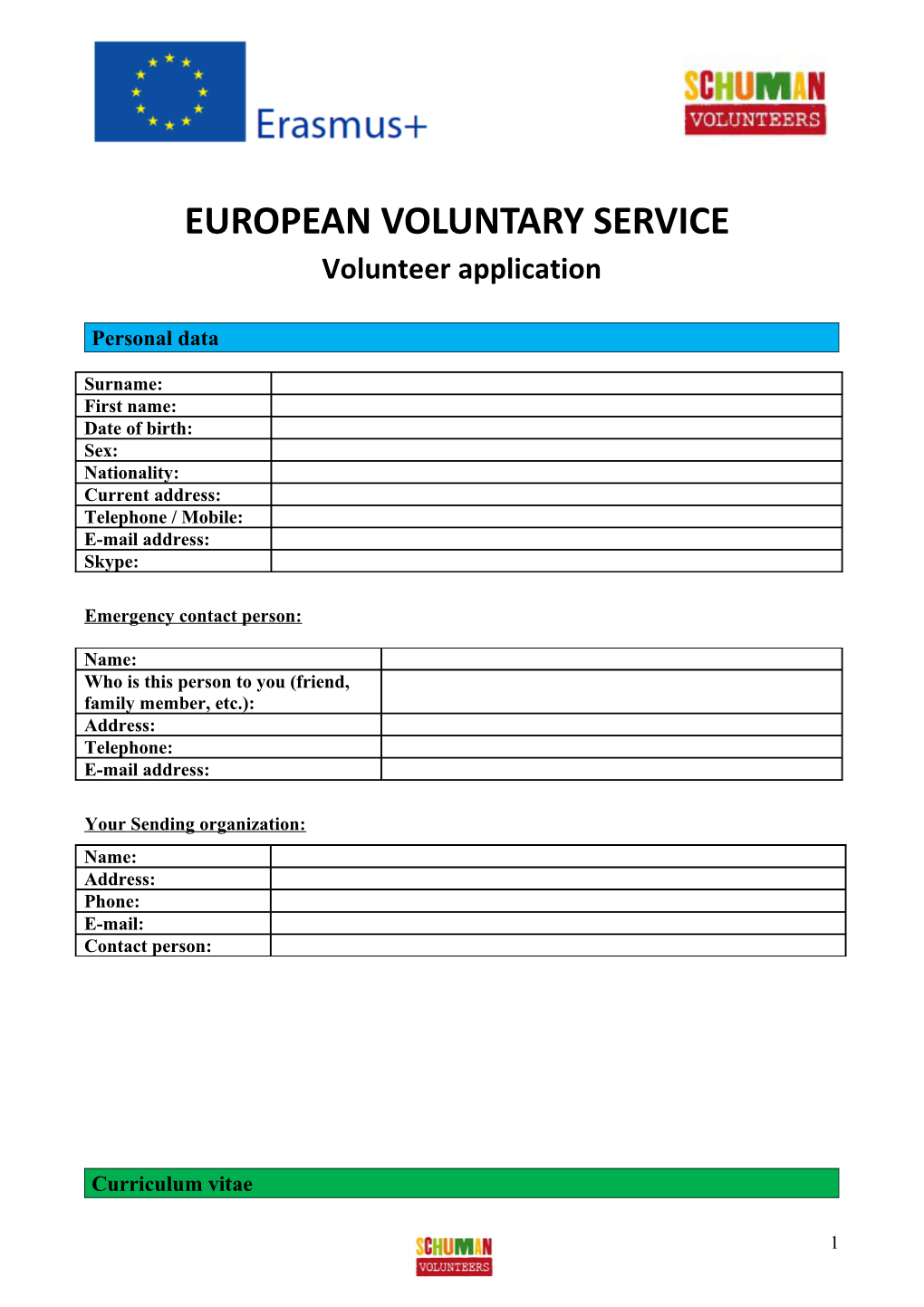 European Voluntary Service