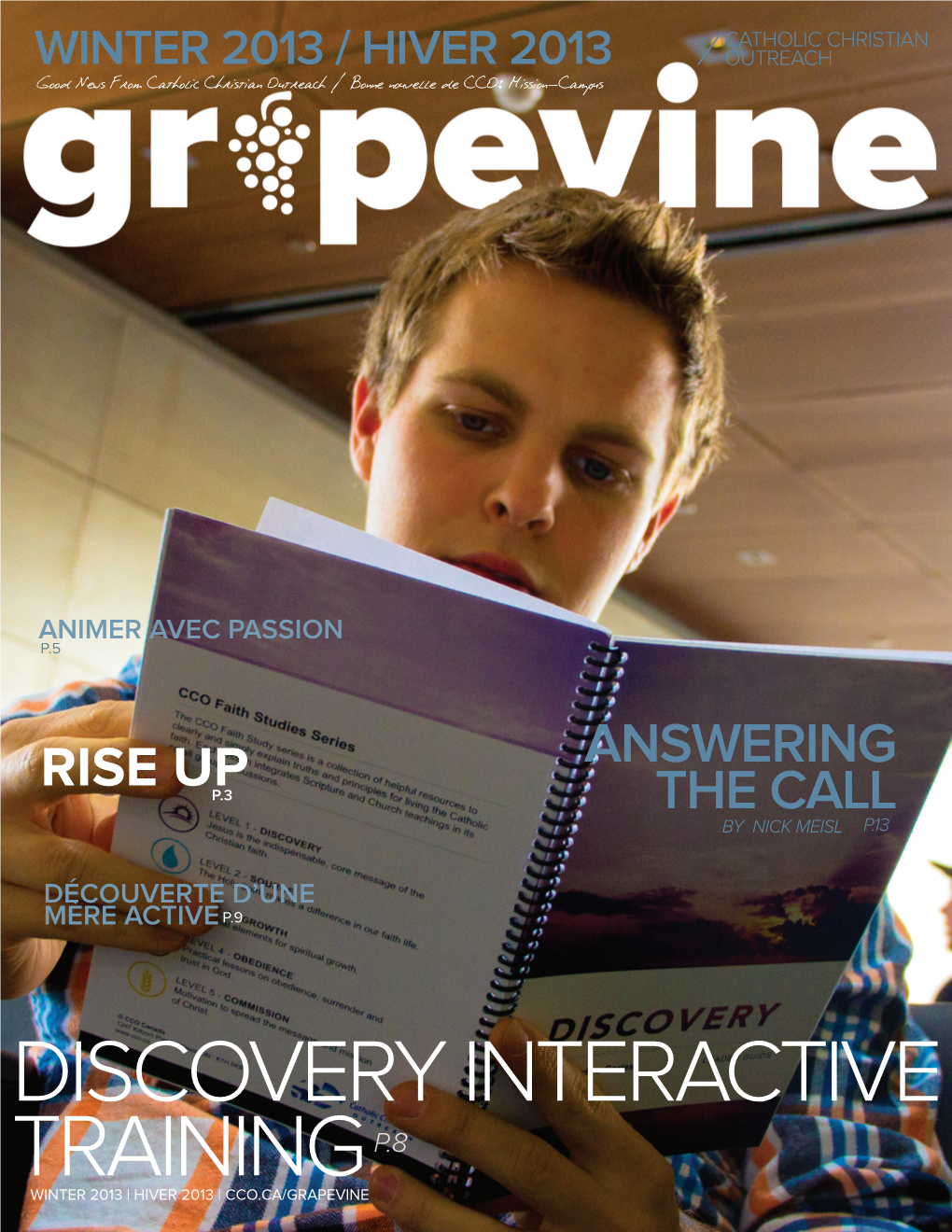 Discovery Interactive Training P.8 Winter 2013 | Hiver 2013 | Cco.Ca/Grapevine Winter Edition /Édition D’Hiver
