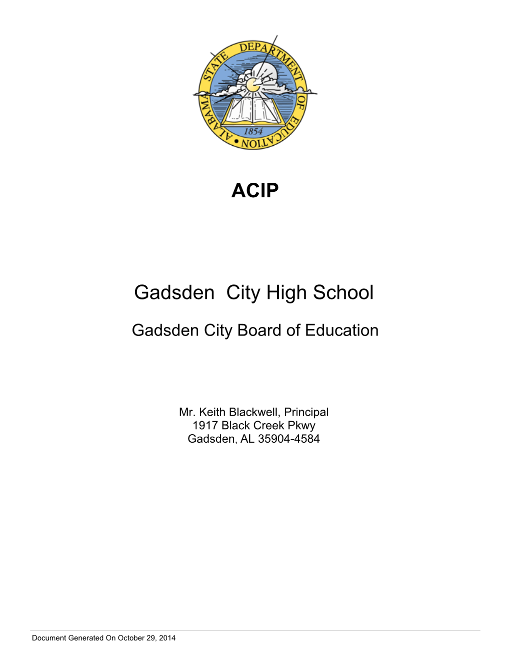 ACIP Gadsden City High School