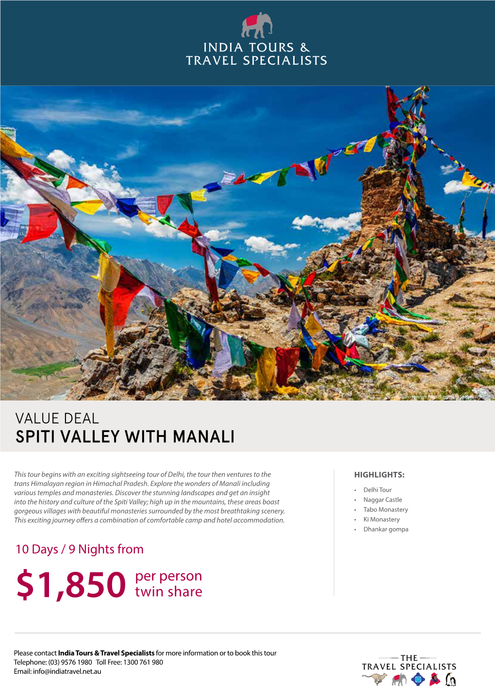 Spiti Valley with Manali