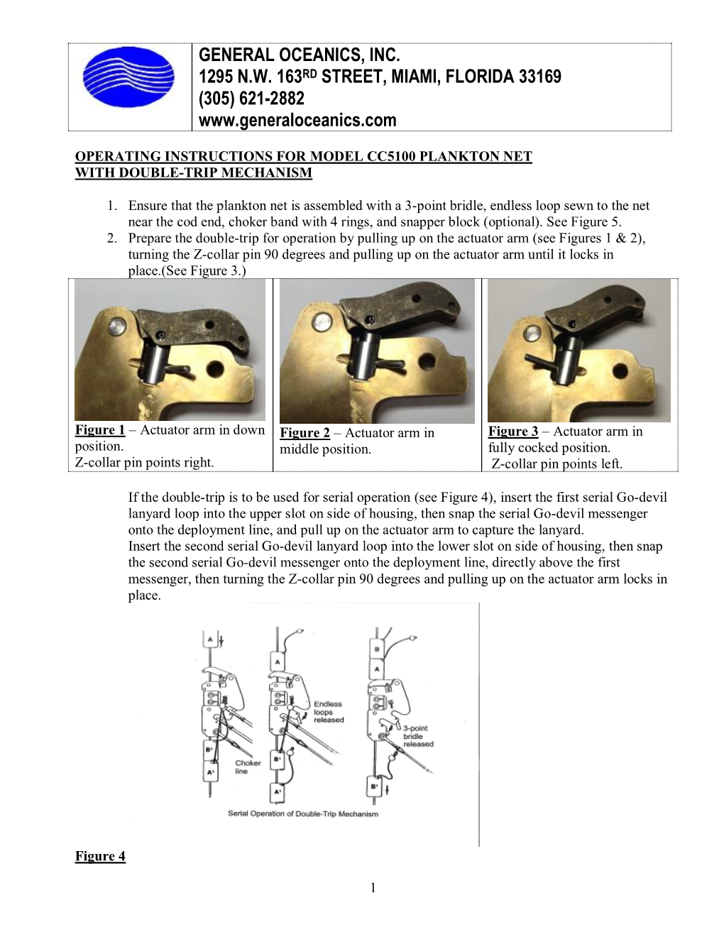 Double Trip Operating Instructions