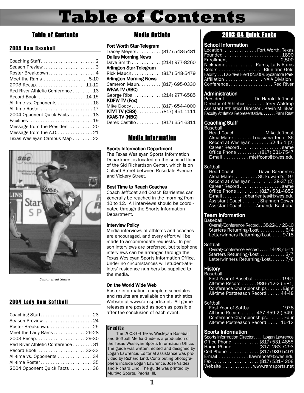 2004 BB-SB Media Guide.Qxd