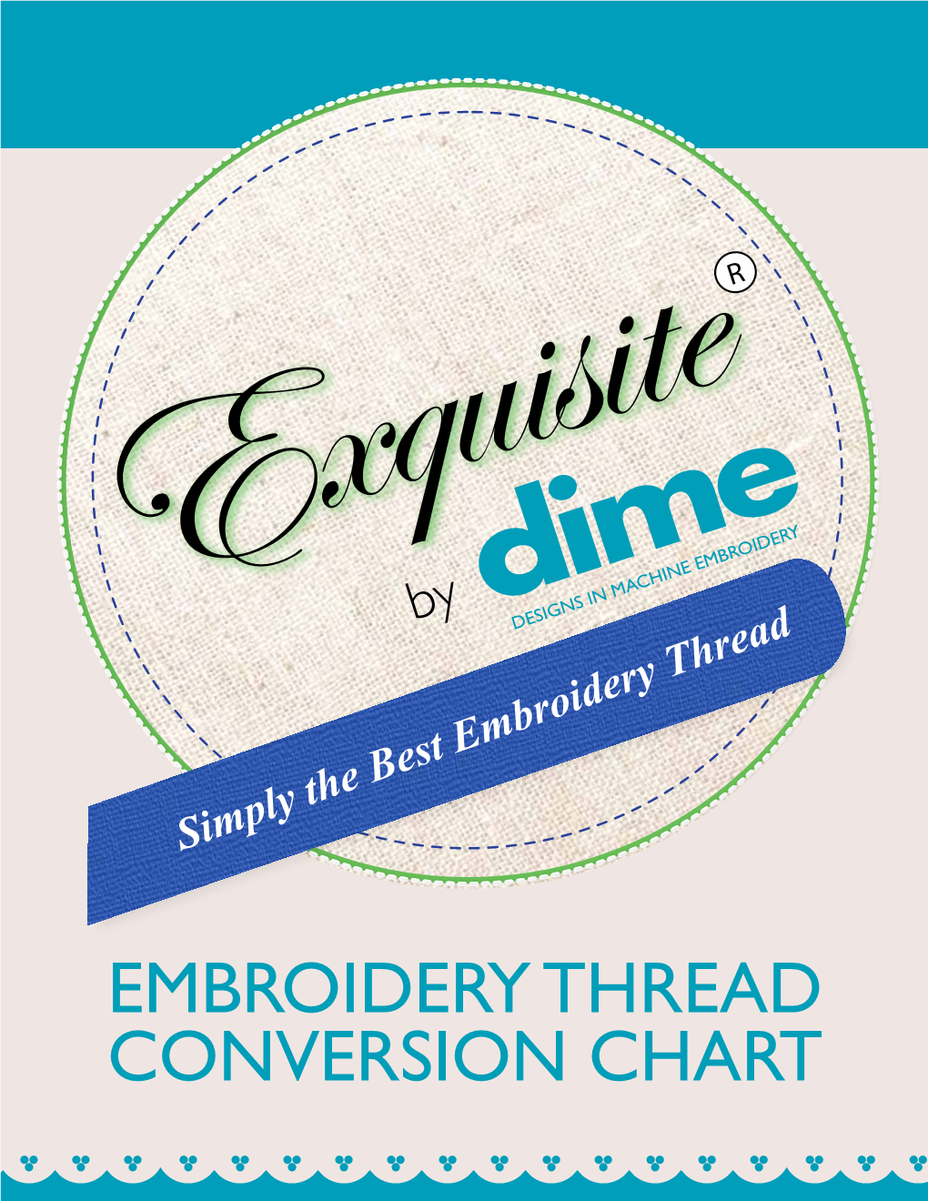 Embroidery Thread Conversion Chart