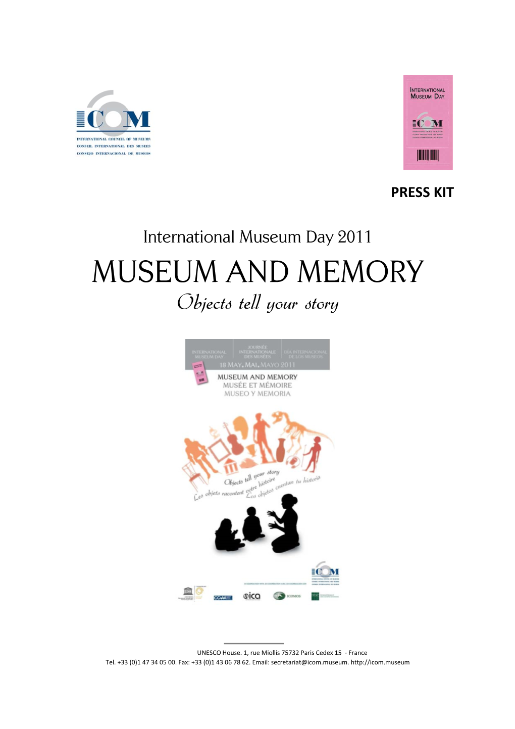 MUSEUM and MEMORY Objects Tell Your Story