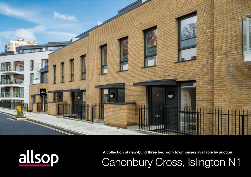 Canonbury Cross, Islington N1 a Collection of New Three Bedroom Townhouses