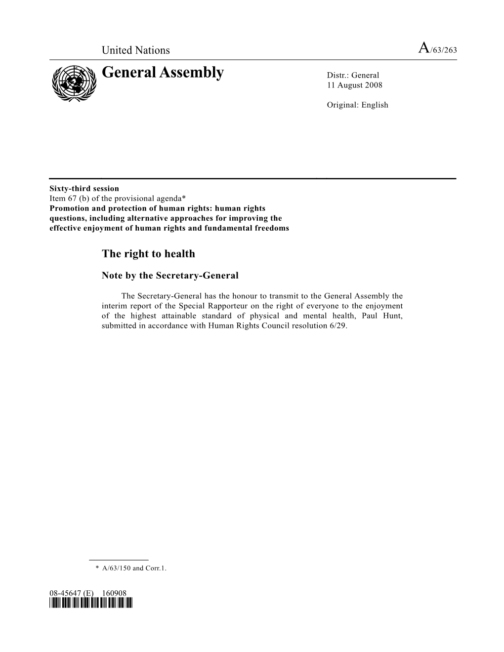 2008 Human Rights Guidelines for Pharmaceutical Companies In