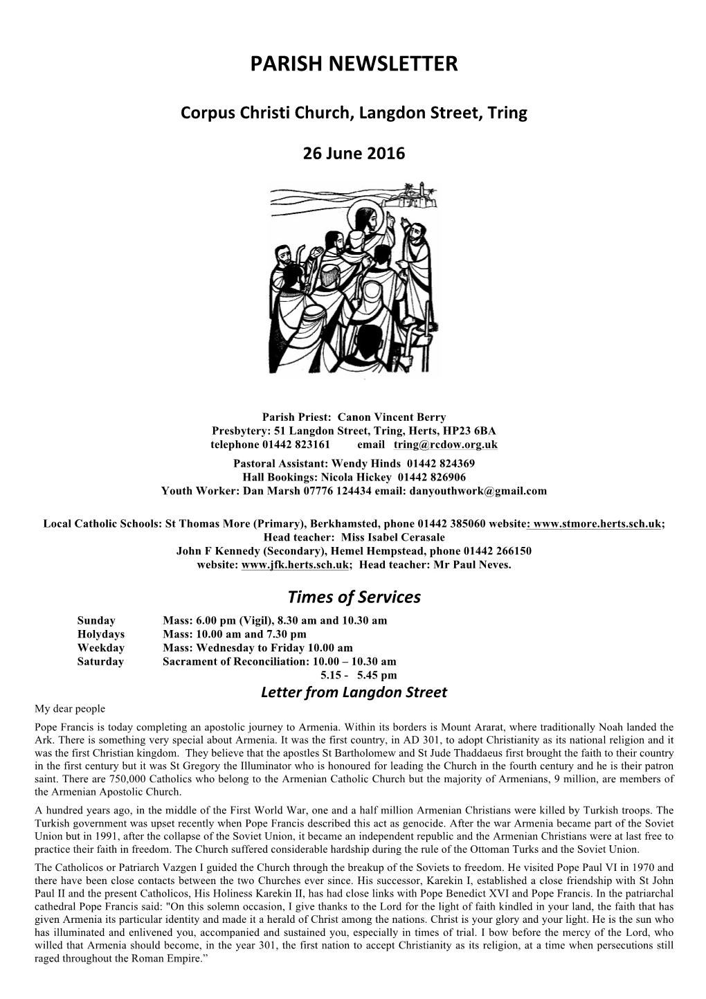 Parish Newsletter