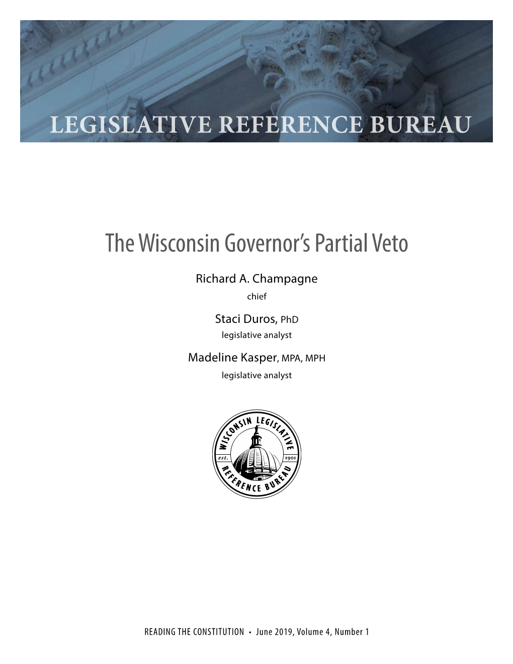 The Wisconsin Governor's Partial Veto