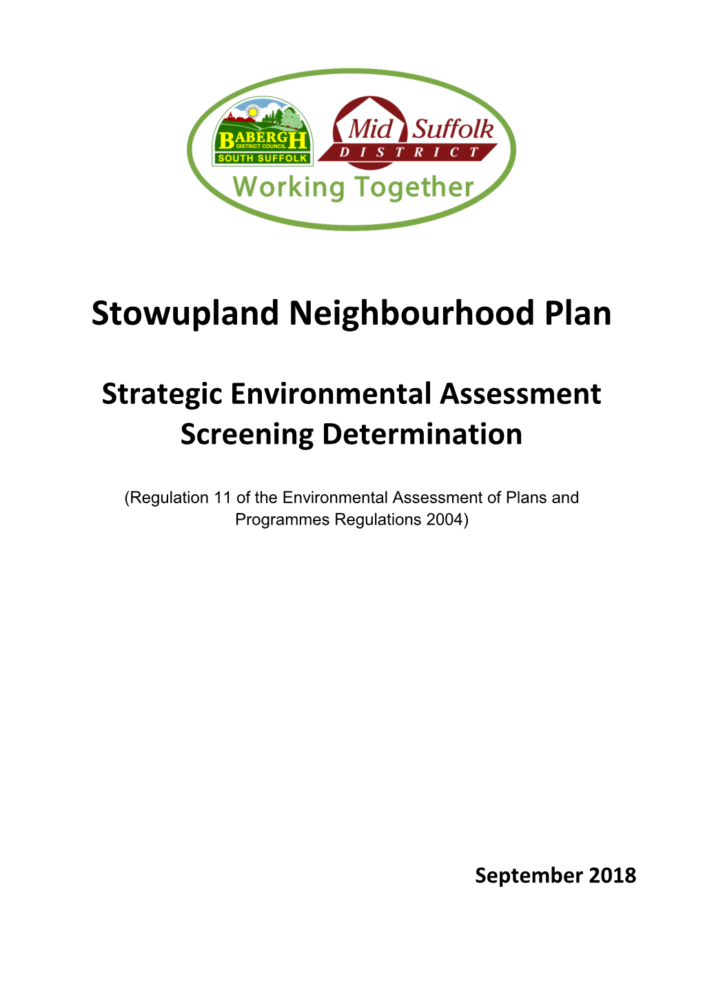 Stowupland Neighbourhood Plan