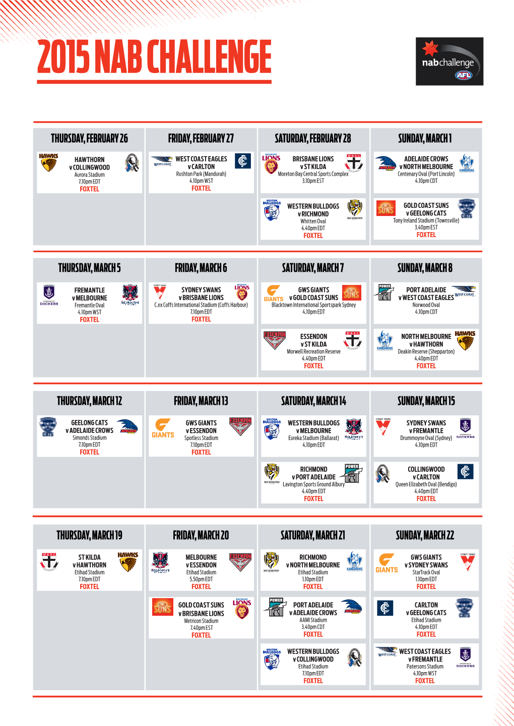 2015 Nab Challenge