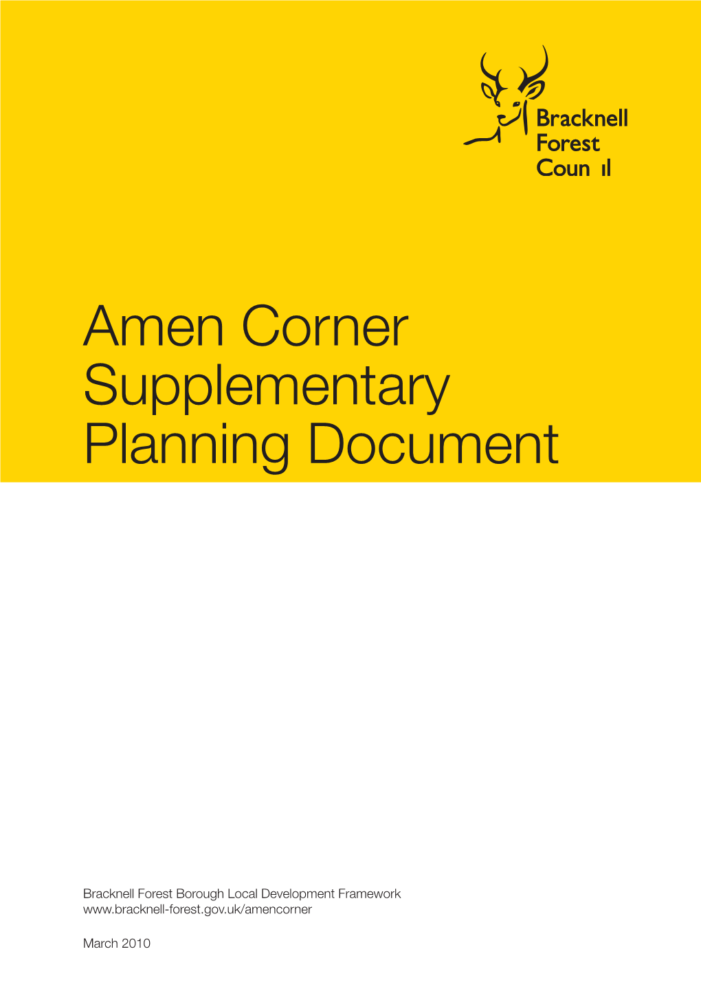 Amen Corner Supplementary Planning Document