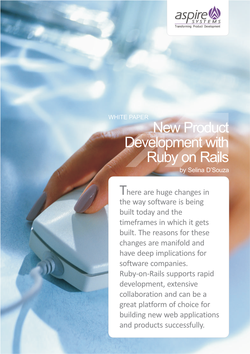 New Product Development with Ruby on Rails by Selina D’Souza