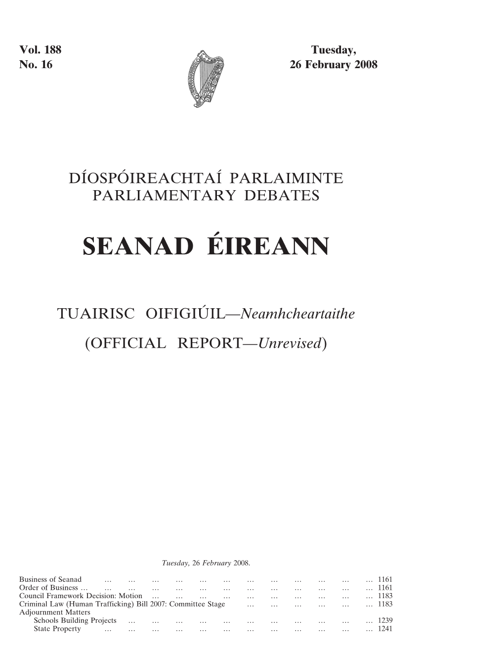 Seanad E´Ireann