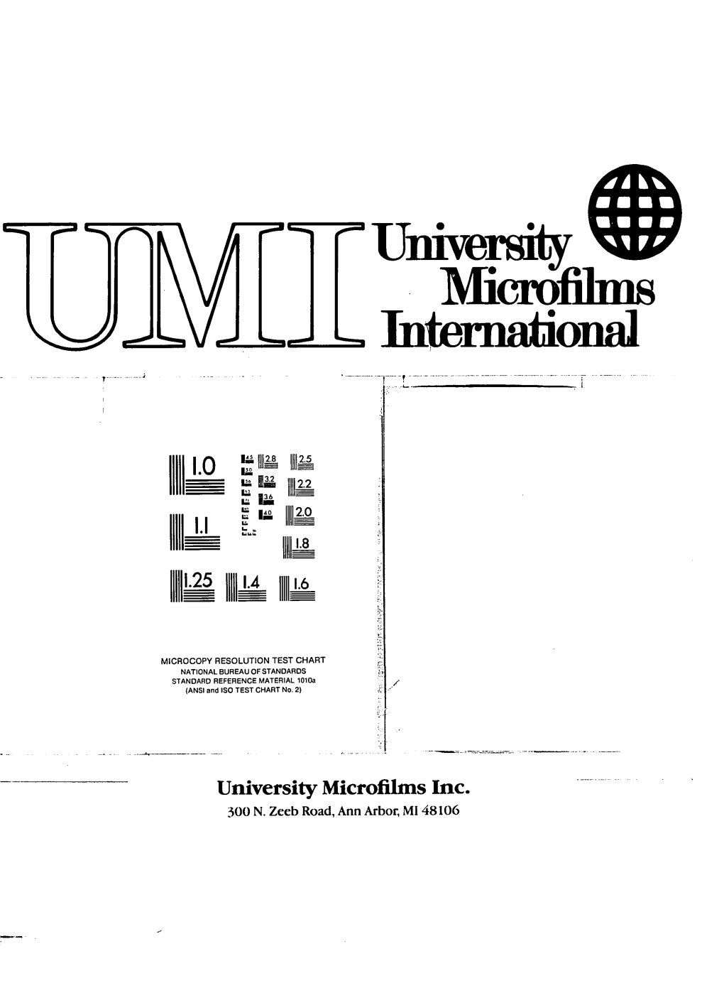 Tmmraity Microfilms Intemational