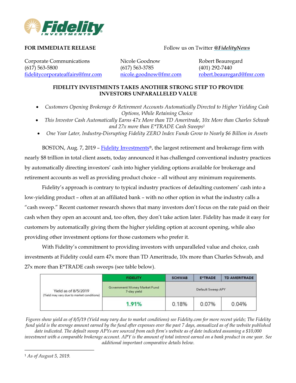 Fidelity Breaks Status Quo, Again / Page 2