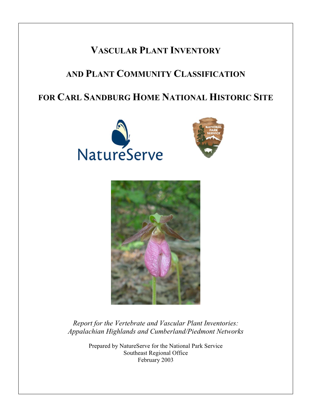 Vascular Plant Inventory