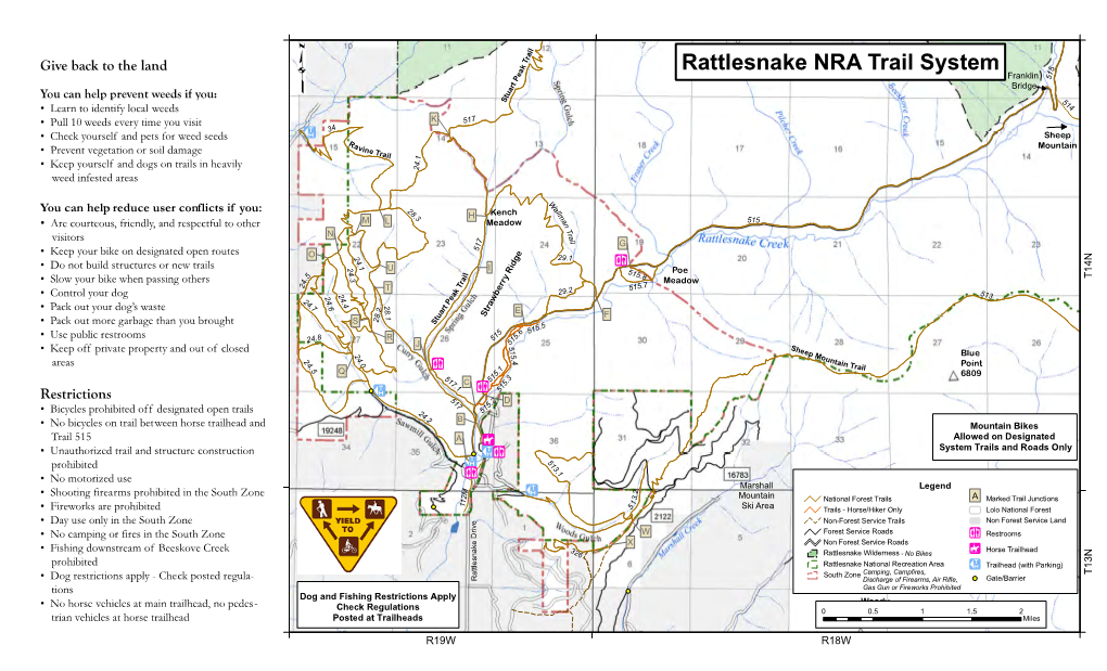 Rattlesnake NRA Trail System