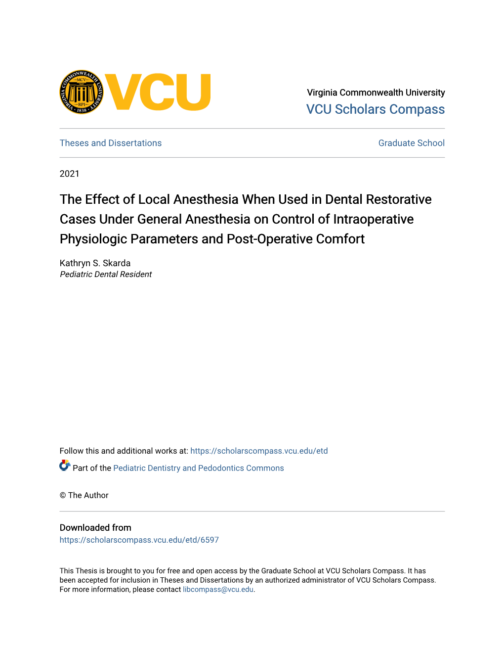 The Effect of Local Anesthesia When Used in Dental Restorative Cases