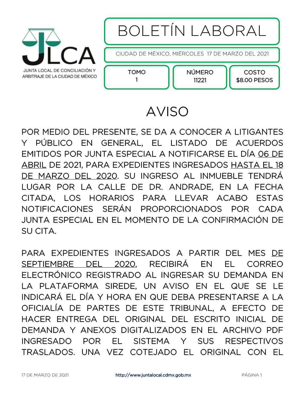 Boletín Laboral