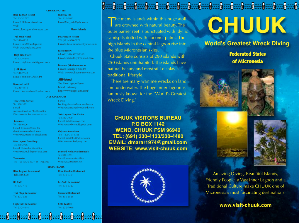 CHUUK World's Greatest Wreck Diving