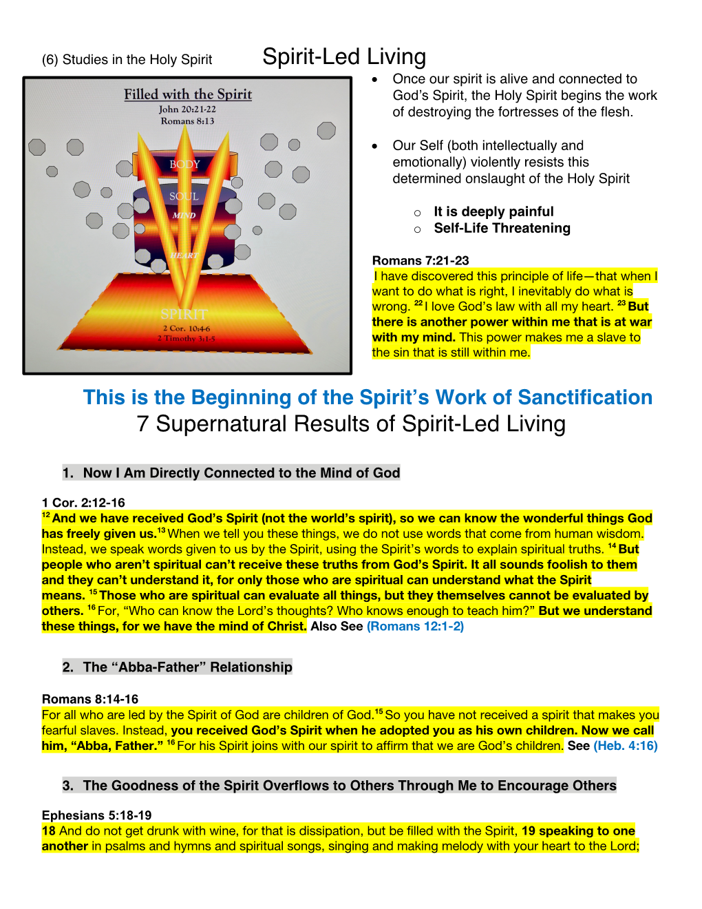 Spirit-Led Living 7 Supernatural Results of Spirit-Led Living