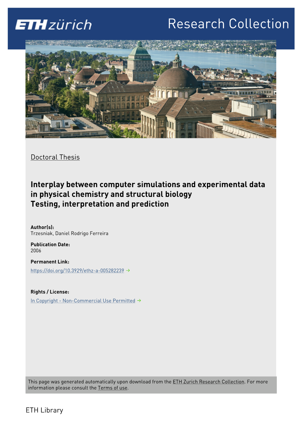 Interplay Between Computer Simulations and Experimental Data in Physical Chemistry and Structural Biology Testing, Interpretation and Prediction