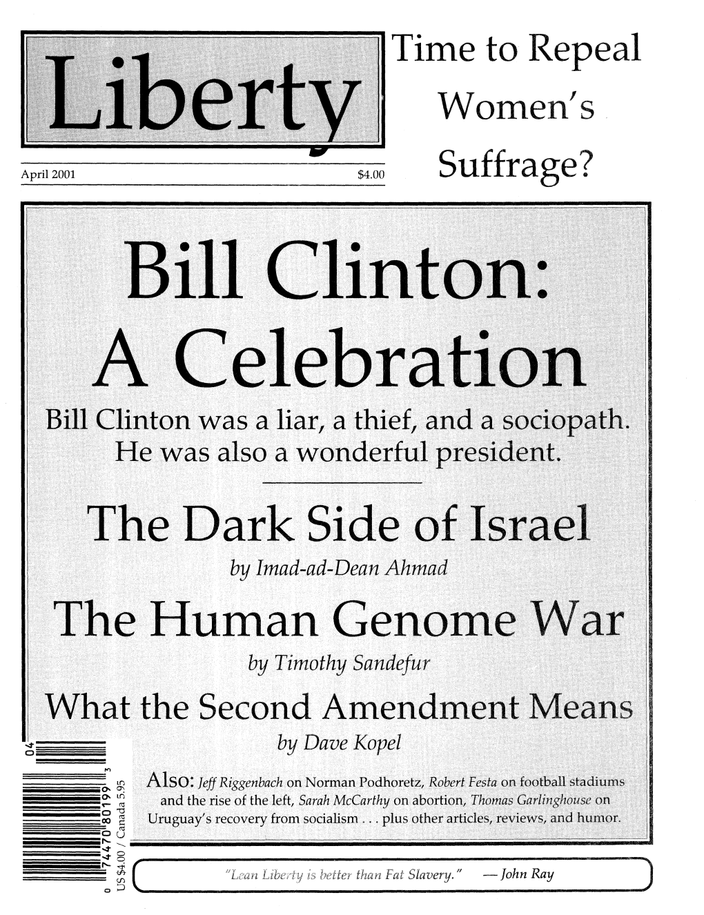 Liberty Magazine April 2001.Pdf Mime Type