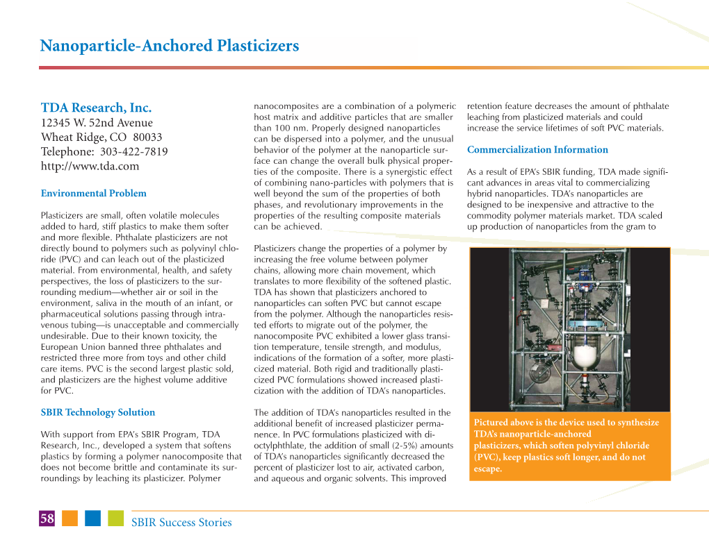 Nanoparticle-Anchored Plasticizers