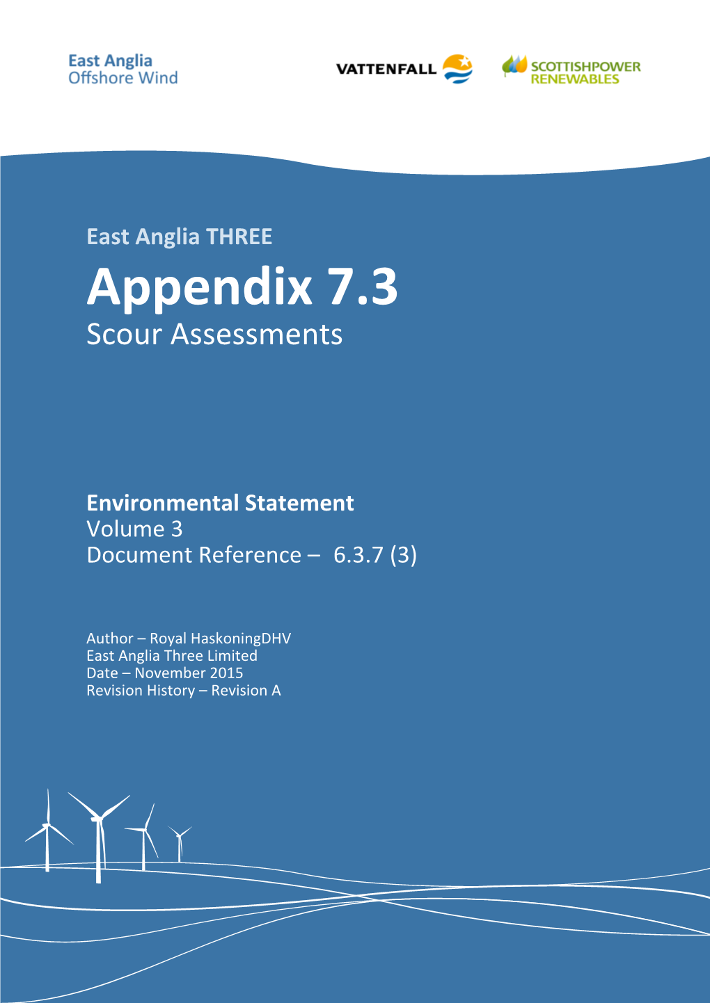 Appendix 7.3 Scour Assessments
