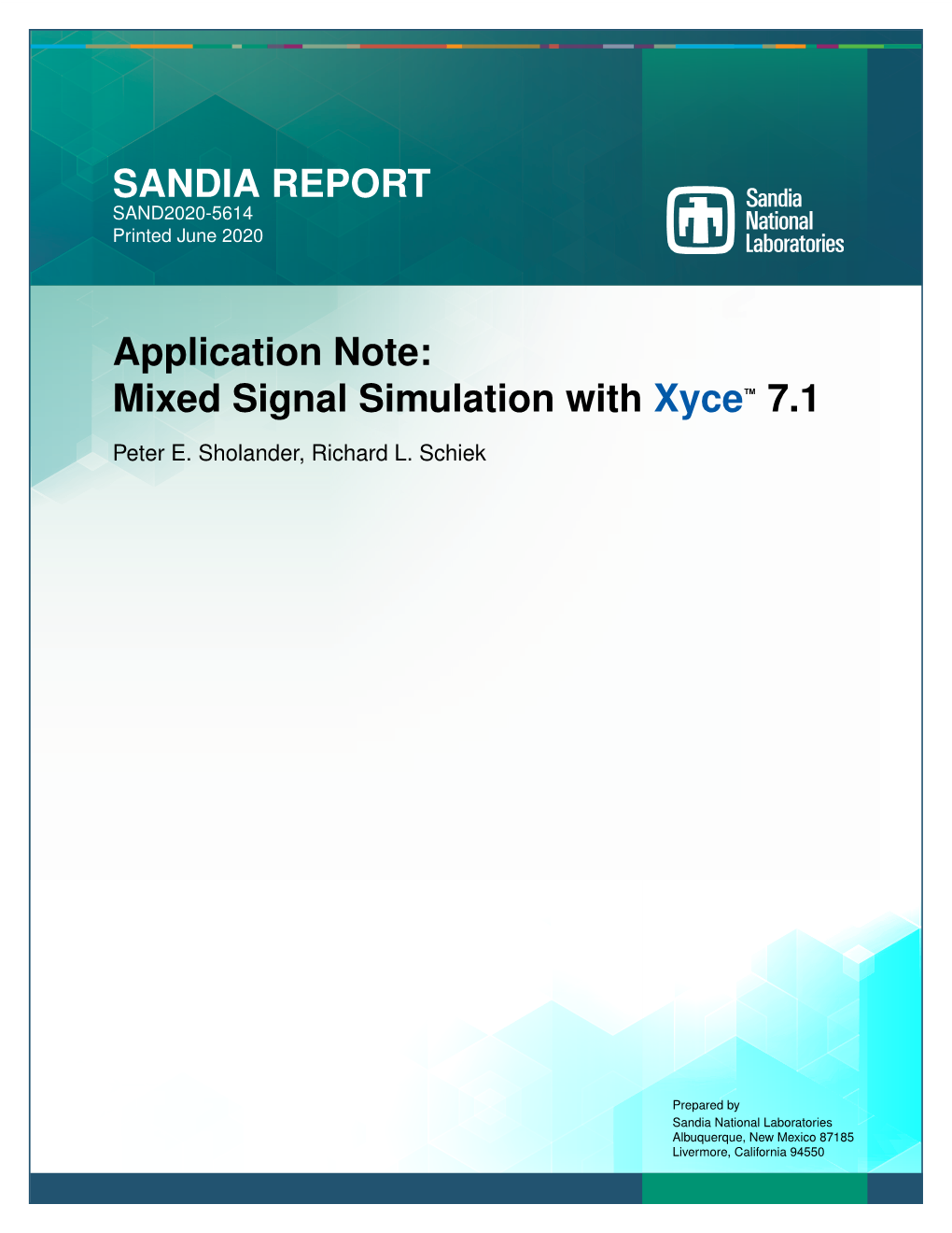 Mixed Signal Simulation with Xyce™ 7.1