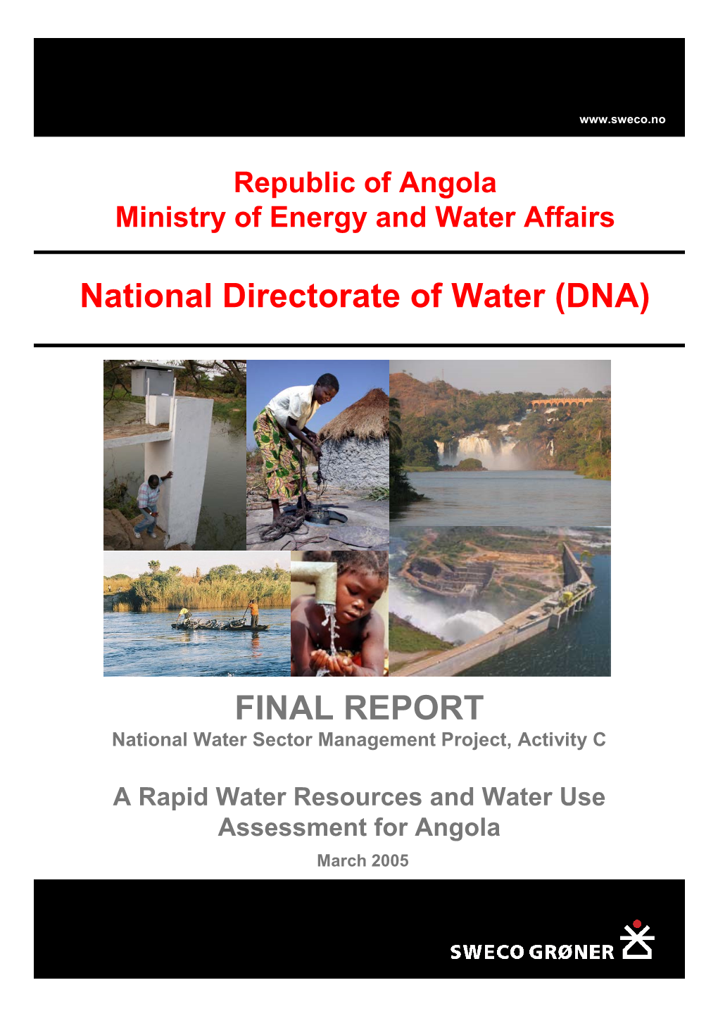 National Directorate of Water (DNA) FINAL REPORT