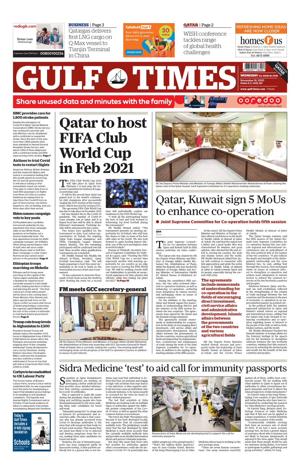 Qatar to Host FIFA Club World Cup in Feb 2021