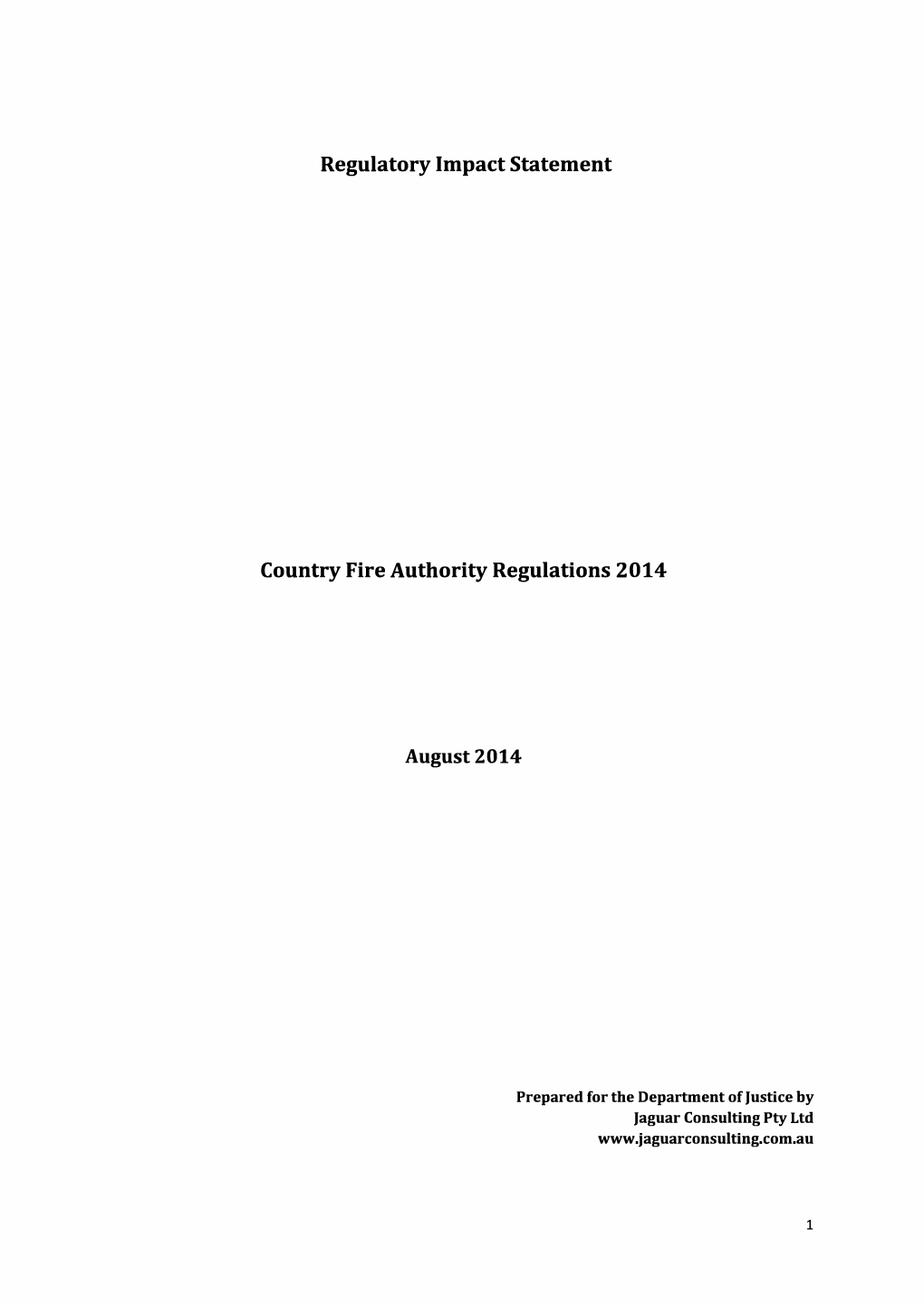 Country Fire Authority Regulations 2014