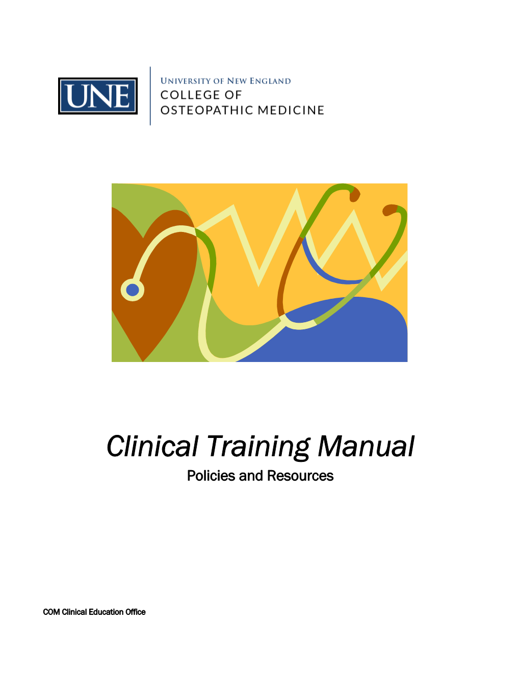 Clinical Training Manual Policies and Resources