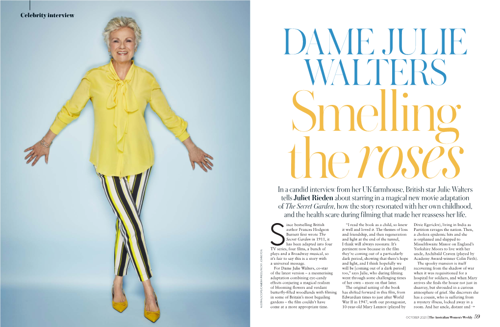 JULIE WALTERS Smelling