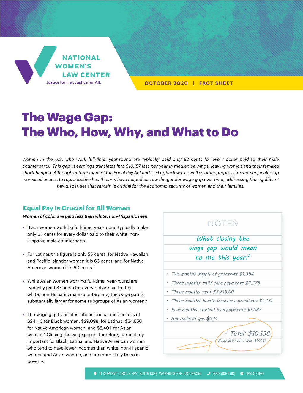 The Wage Gap: the Who, How, Why, and What to Do