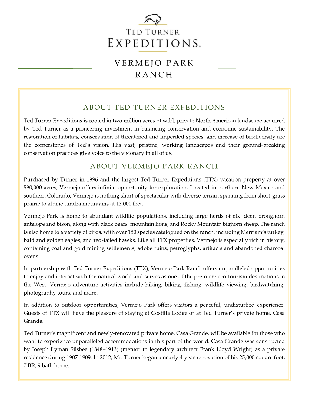 Vermejo Park Ranch