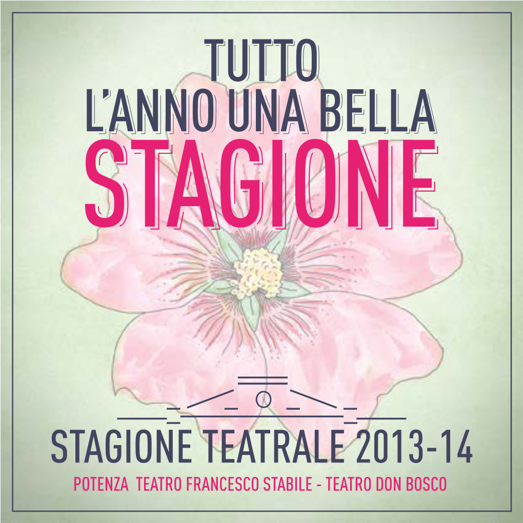 Brochure Stagione Teatrale 2013