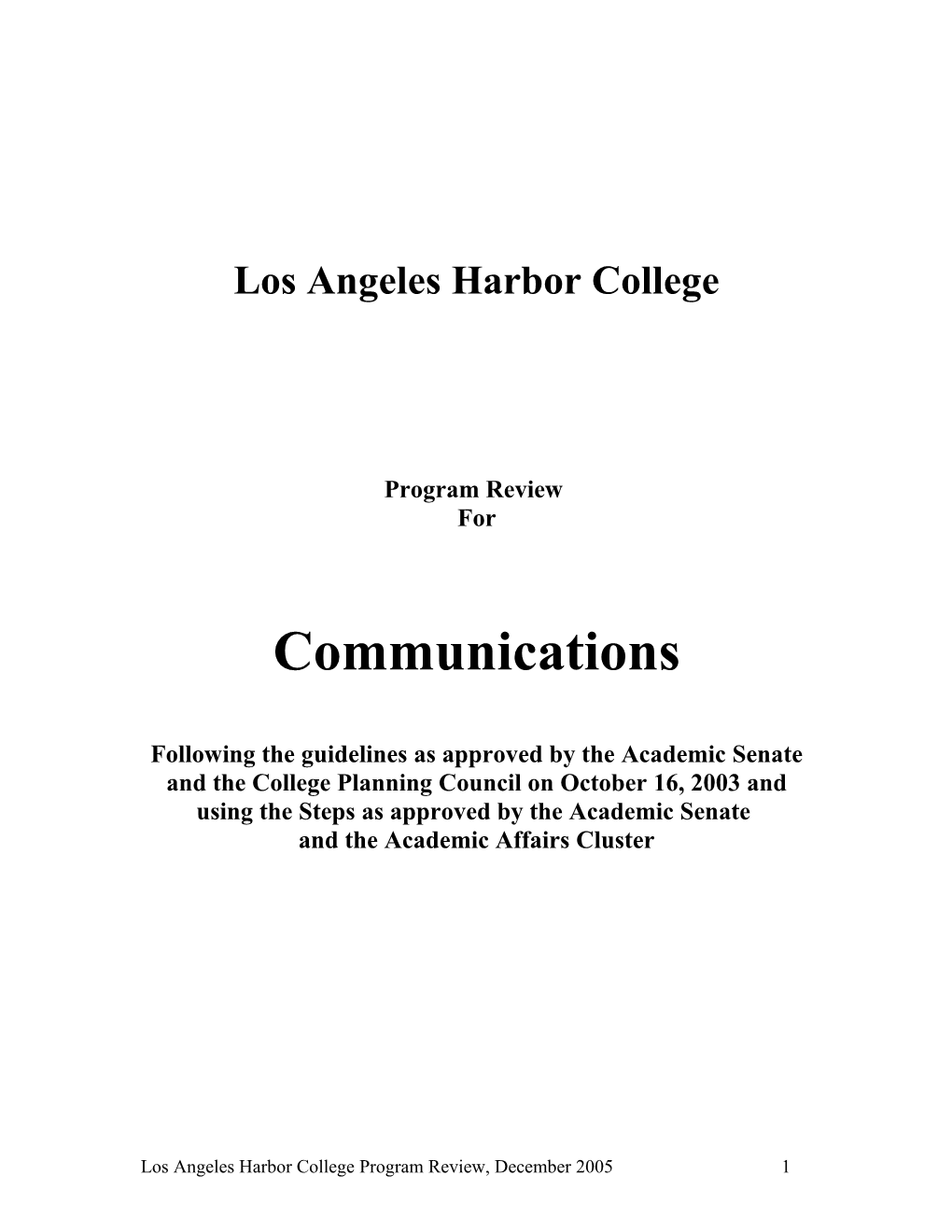 Los Angeles Harbor College