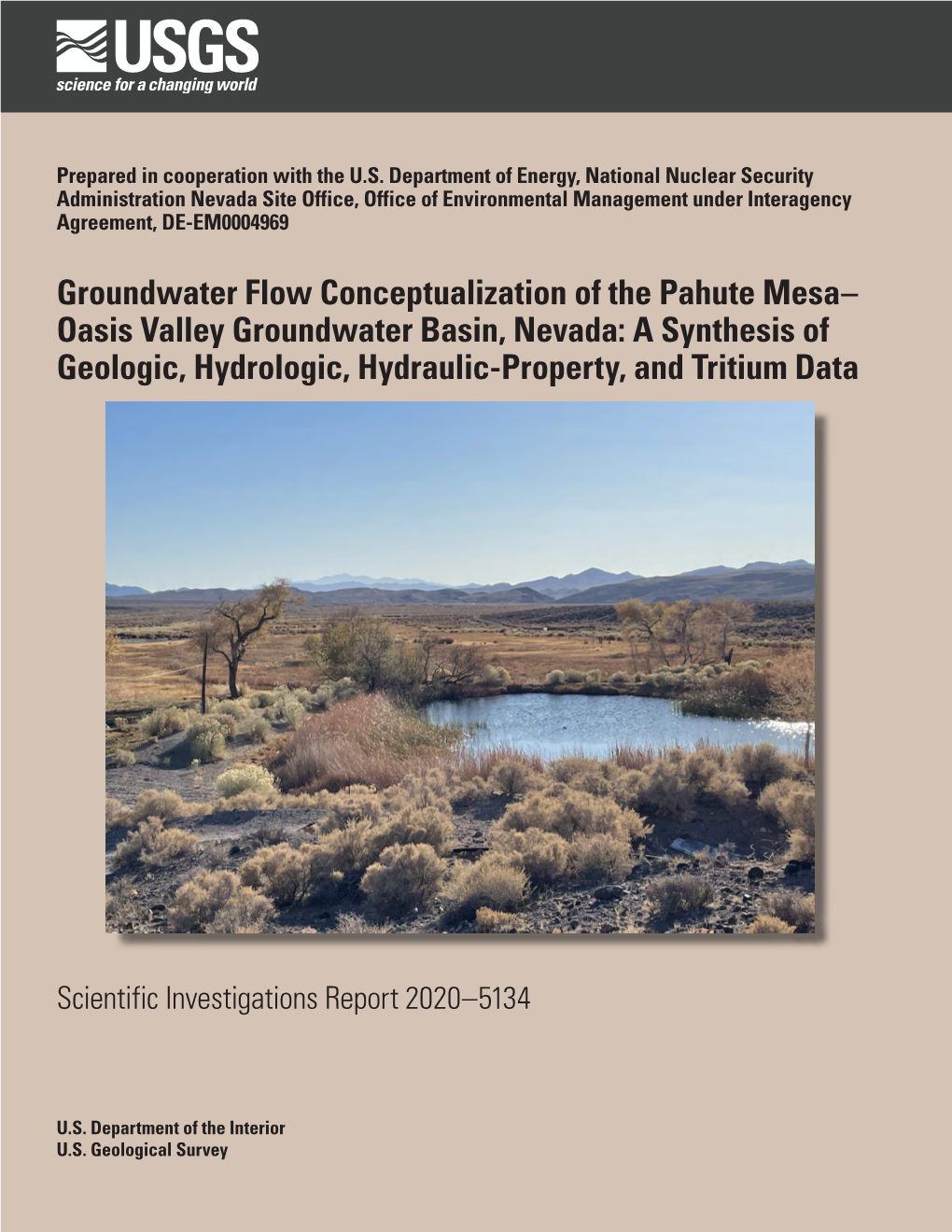 Groundwater Flow Conceptualization of the Pahute Mesa–Oasis Valley