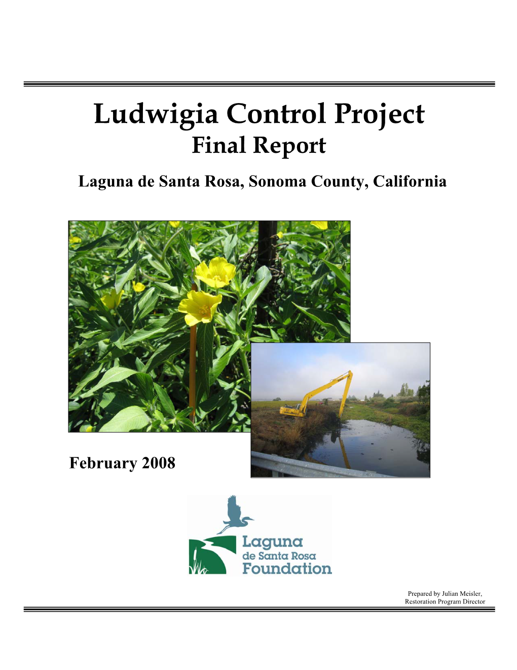 Ludwigia Control Project Final Report