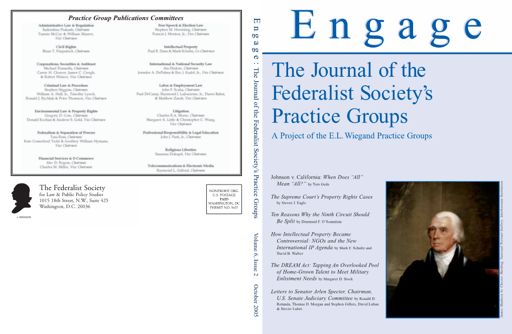 The Journal of the Federalist Society's Practice Groups