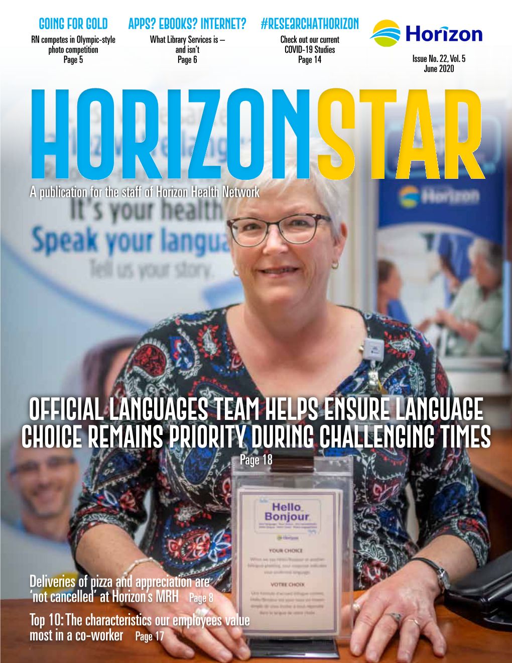 Official Languages Team Helps Ensure Language Choice Remains Priority During Challenging Times Page 18